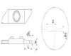 Umgekehrte Abstechplatte 15° mit Spanbrecher und Radius (853Rb-r)